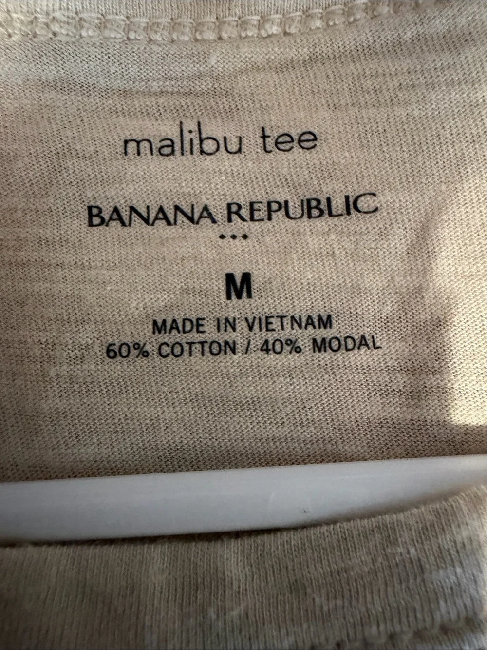 Banana Republic Men’s Long-Sleeve Tee in Beige
